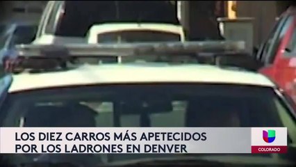 Los diez carros más robados en Metro Denver