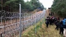 Paraquedistas russos na fronteira Polónia-Bielorrússia