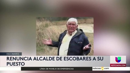 Alcalde de Escobares renuncia a un mes de ser elegido