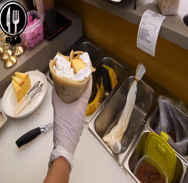 Crepe Helado De Tarta De Queso