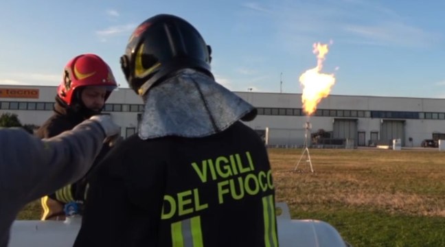 Trieste - Esercitazione dei Vigili del Fuoco per vari scenari emergenziali (13.11.21)