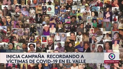 Anuncio panorámico honra a víctimas mortales del COVID-19 en el Valle