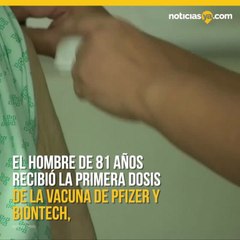 William Shakespeare recibe vacuna contra COVID en Reino Unido