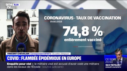 Covid-19: flambée de l'épidémie en Belgique