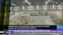teleSUR Noticias 10:30 13-11: Argentina se prepara para elecciones legislativas