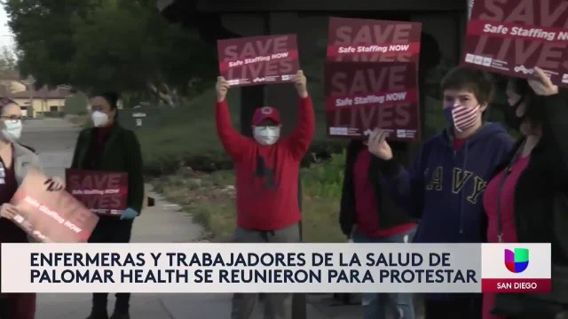 Noticias San Diego 6pm 121120 - Clip NURSES PROTEST