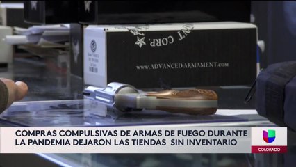 Compras compulsivas de armas de fuego durante la pandemia dejaron las tiendas  sin inventario