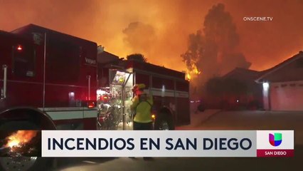 El incendio forestal “Willow Fire” en El Cajon destruye 1 casa y está 50% contenido