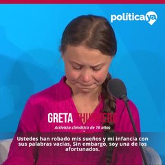 Download Video: Greta Thunberg  ante cumbre del clima de la ONU