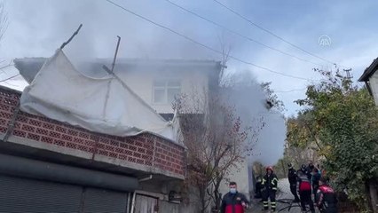 Son dakika haber | İki evde yangın çıktı, bir kişi yaralandı