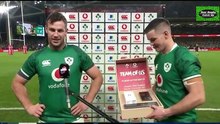 Post Match Interviews Ireland vs New Zealand