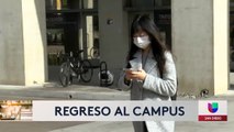 Estudiantes de UC San Diego regresan al campus