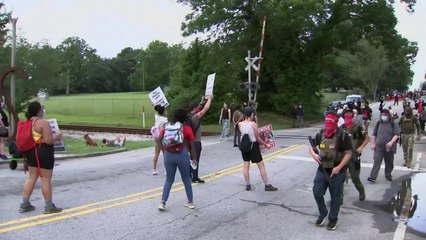 Protestas Mountain Stone Park, Georgia