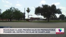 Retoman clases presenciales en preparatoria Pioneer de Sharyland ISD