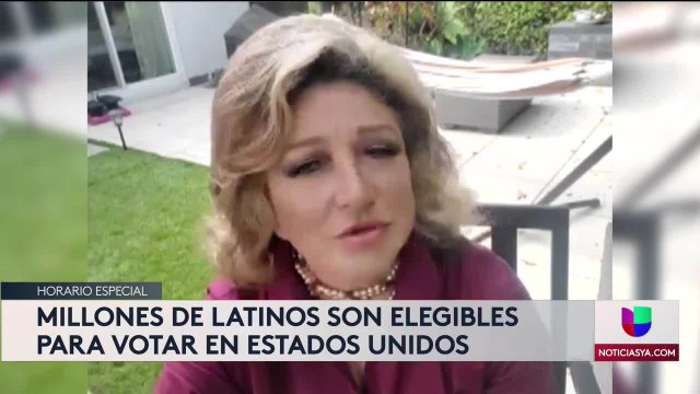 La actriz y cantante Angélica María impulsa el voto entre los latinos