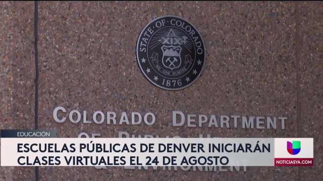 ESCUELAS PUBLICAS DE DENVER Colorado 5pm 072920 - Clip