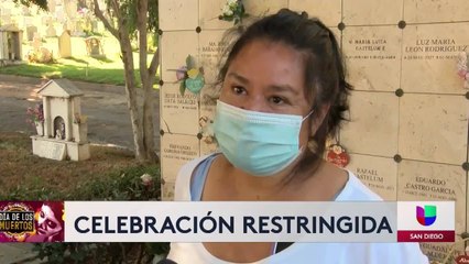 La celebración del día de muertos se ve afectado por la pandemia del COVID-19