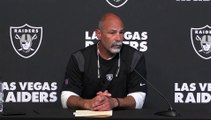 Rich Bisaccia post-Las Vegas Raiders loss to  New York Giants