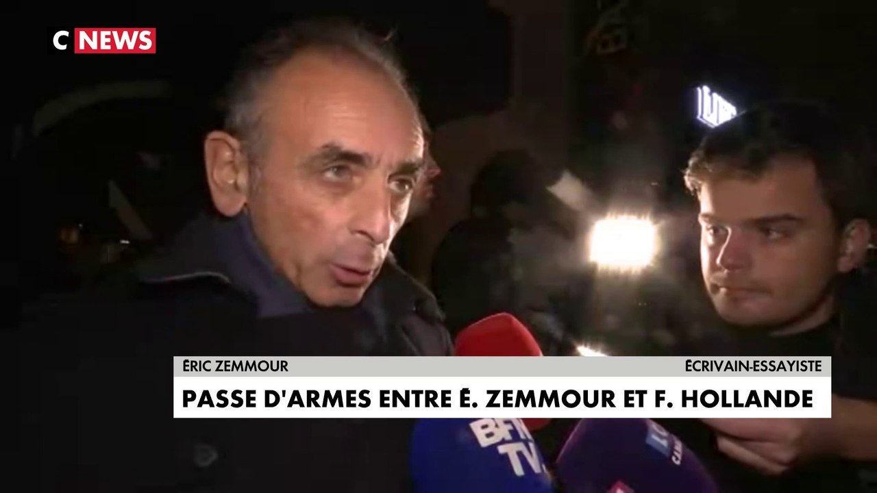 «Être président de la République, ce n’est pas seulement organiser des marches blanches» : Éric Zemmour face au Bataclan