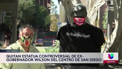 Pete Wilson Statue Removed 10-15-20
