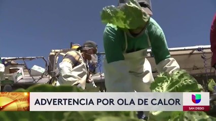 Se emite una alerta extrema de calor durante el fin de semana para la región de San Diego