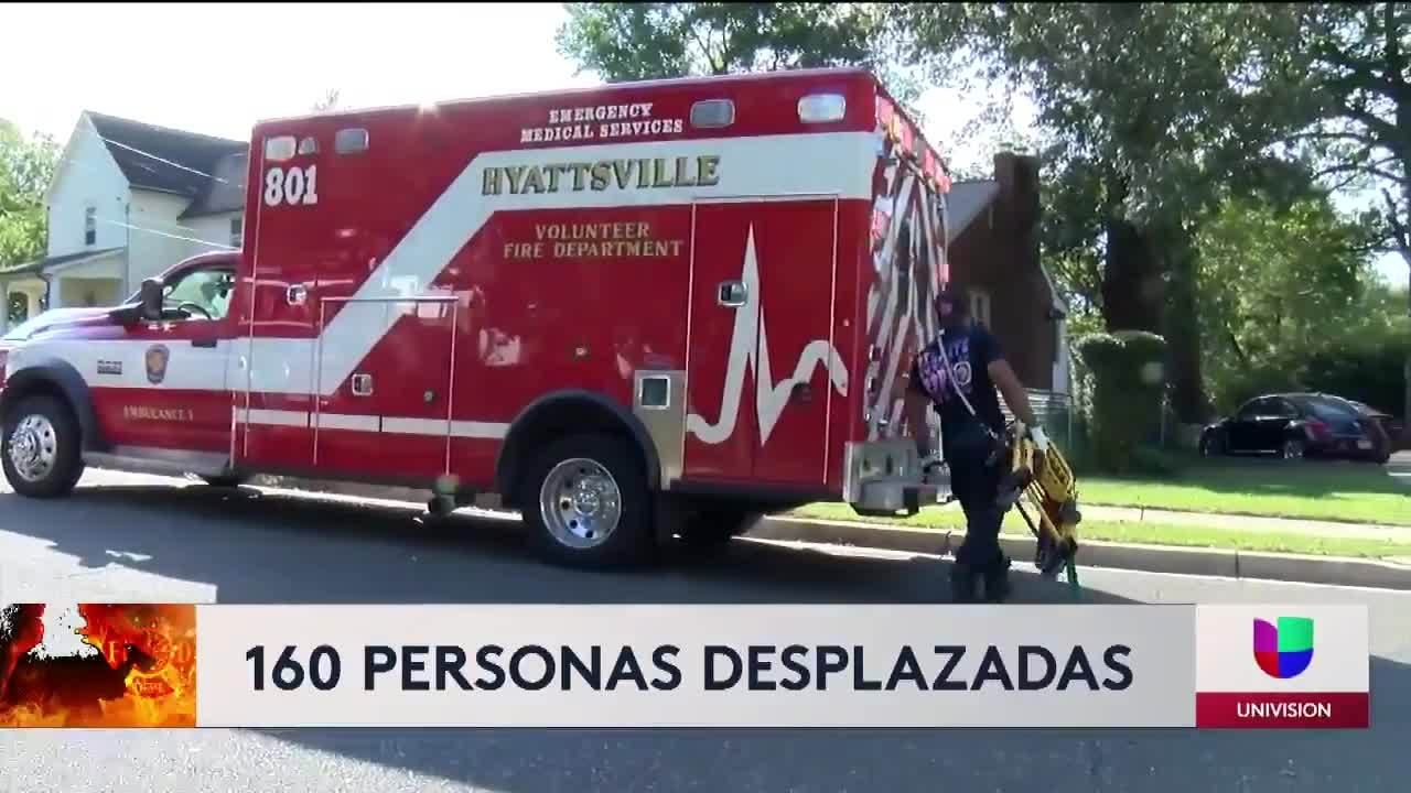 Incendio en Hyattsville generó que al menos 160 personas fueran desplazadas. (10/01/2020)