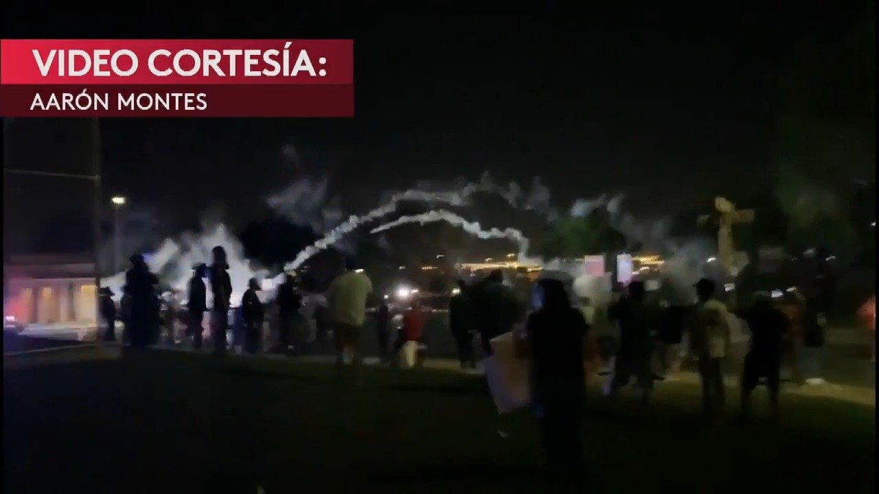 protesta parque El Paso