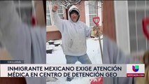 Mexicano denuncia malos tratos en manos de ICE