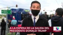 Traslado del president Trump hacia la Casa Blanca (10-05-2020)