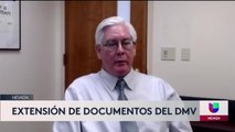 Extensión de documentos del DMV en Nevada