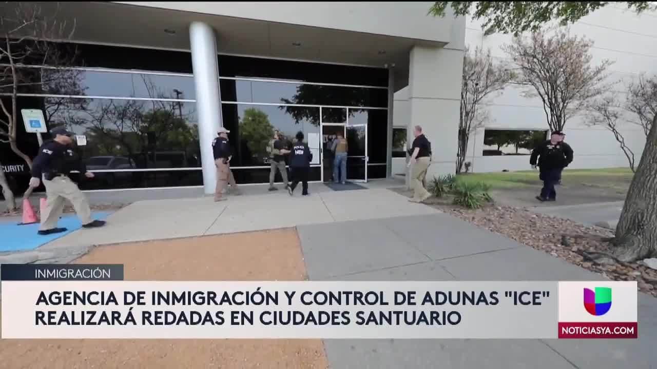 Presuntos operativos de ICE en ciudades santuario