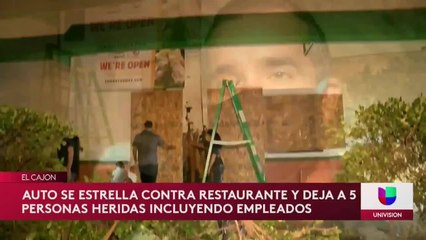 El Cajon Choque contra Restaurante Mexicano 09-03-20 Guillermo Mendez