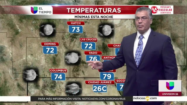 Pronóstico del Tiempo ELP 070820