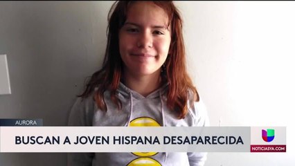 Buscan a joven hispana desaparecida