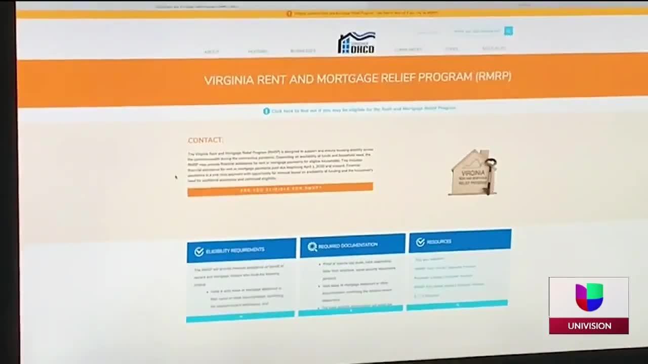 AYUDA CON RENTAS EN VIRGINIA