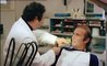 Lino Banfi Alvaro Vitali scene divertenti - Film L'infermiera di notte 1979 - scena nello studio dentistico