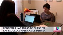 Regreso a clases presenciales en Denver