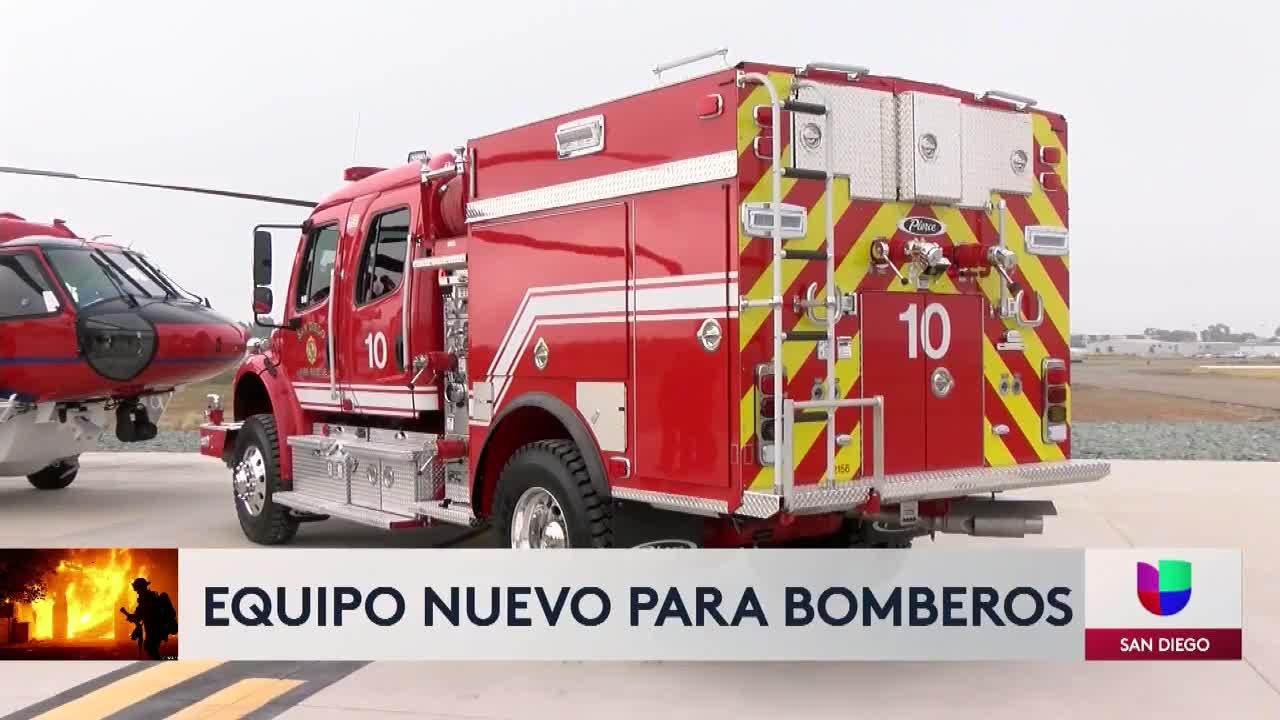Bomberos de San Diego invierte millones de dólares para combatir incendios