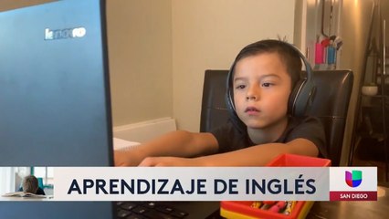 Clases virtuales se vuelven más dificiles para aprendices de inglés