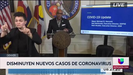 Disminuyen nuevos casos de coronavirus en Denver