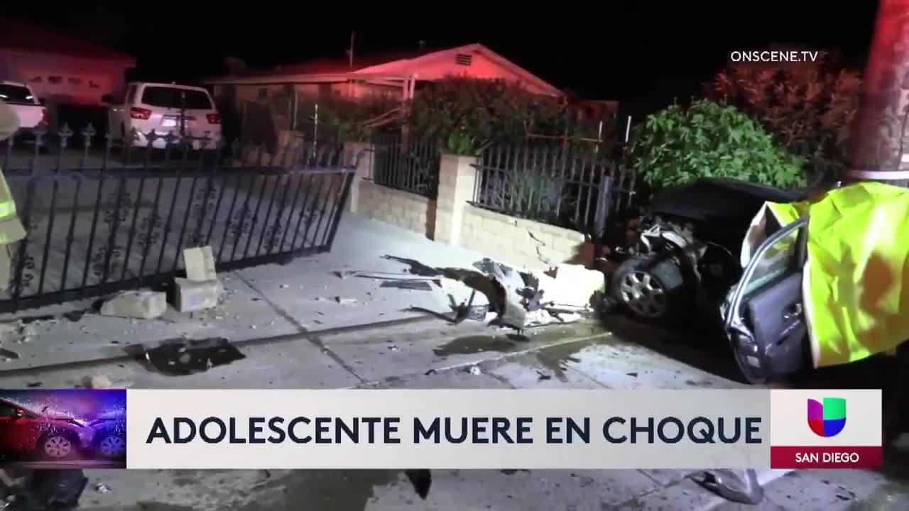 Muere adolescente en accidente vehicular