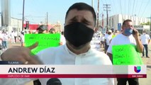 Trabajadores se manifiestan en Tijuana para exigir la reapertura de bares y centros nocturnos