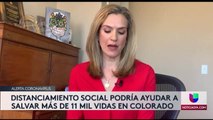 Distanciamiento social podría ayudar a salvar más de 11 mil vidas en Colorado