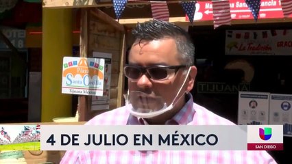 Por la celebración del 4 de julio hay quienes consideran cruzar la frontera para poder celebrar este día