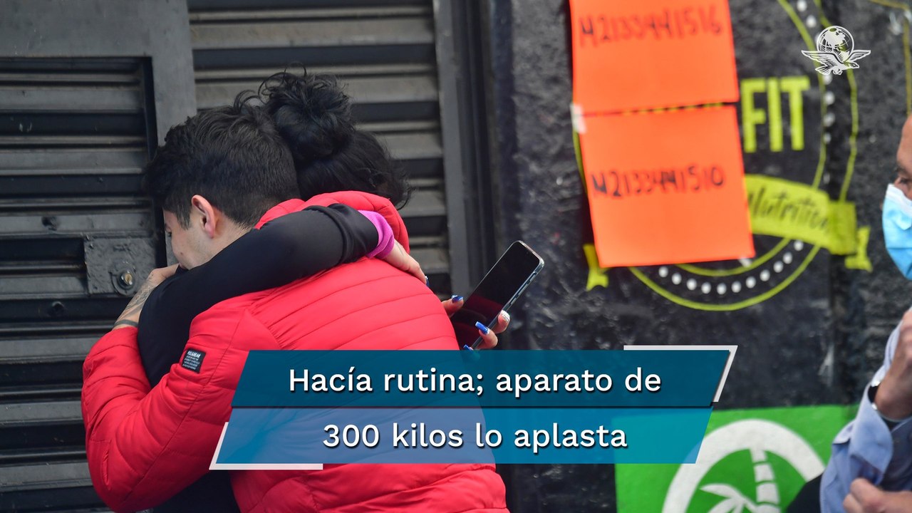 Joven fisicoculturista muere tras caerle 300 kilos en la cara en gimnasio de la CDMX