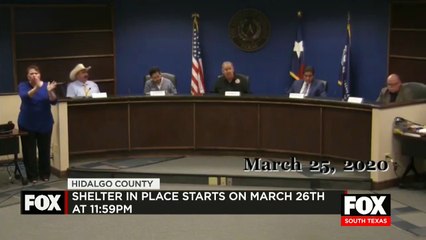 Shelter in Place Order for Hidalgo County