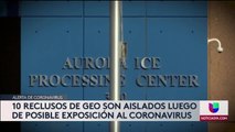 ICE confirma que 10 indocumentados pudieron ser expuestos al coronavirus en un centro de detención