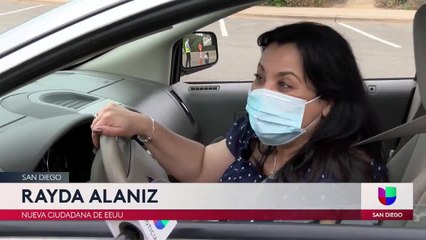 Nueva forma de ceremonia de naturalización durante pandemia en San Diego