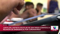 Distrito Escolar de San Diego declara emergencia por coronavirus