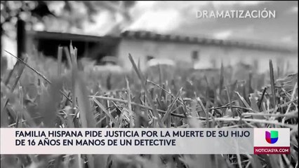 PIDEN JUSTICIA POR MUERTE DE JOVEN HISPANO EN MANOS DE UN OFICIAL